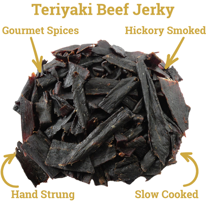 Lone Star Teriyaki Beef Jerky - 1 Pound - Resealable Bag - Savory Handcrafted Flavor - Made in the USA