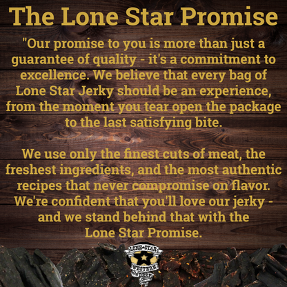 Lone Star Original Beef Jerky - 1 Pound Resealable Bag - Classic Handcrafted Flavor - Made in the USA