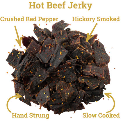 Lone Star Hot Beef Jerky - Half Pound - Resealable Bag - Classic Handcrafted Flavor - Made in the USA