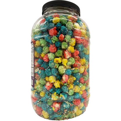 Stonehedge Farms Gourmet Rainbow Caramel Popcorn! - 26 Ounce Barrel - Deliciously Old Fashioned - Red, Yellow, Green and Blue Popcorn