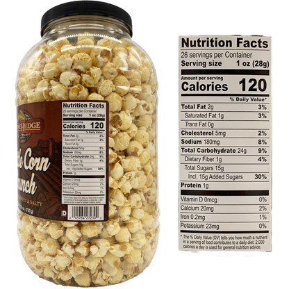 Stonehedge Farms Gourmet Popcorn Barrel Variety Pack - 32 Ounces Each - Two Pack (Kettle Corn + Caramel)